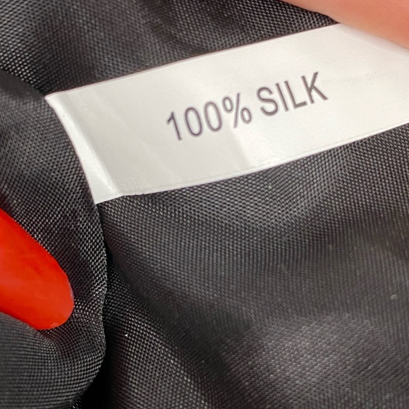 Bec & Em Black & White Silk Party Dress Size XS - Picture 11 of 12